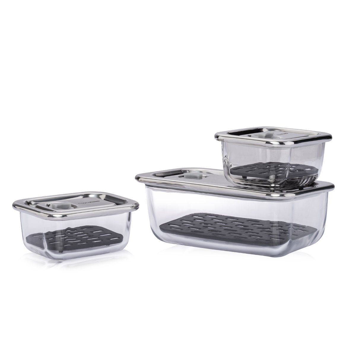 Vakumlu Cam Saklama 3'lü Set