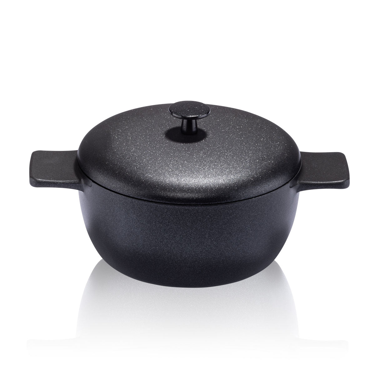 Siyah Inci Derin Tencere 2’li Set