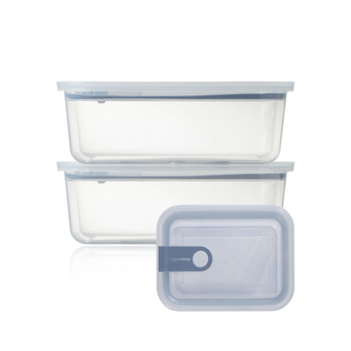 Pull Box Şef Dikdörtgen 1.1 L Şeffaf – 1 Alana 1 Bedava