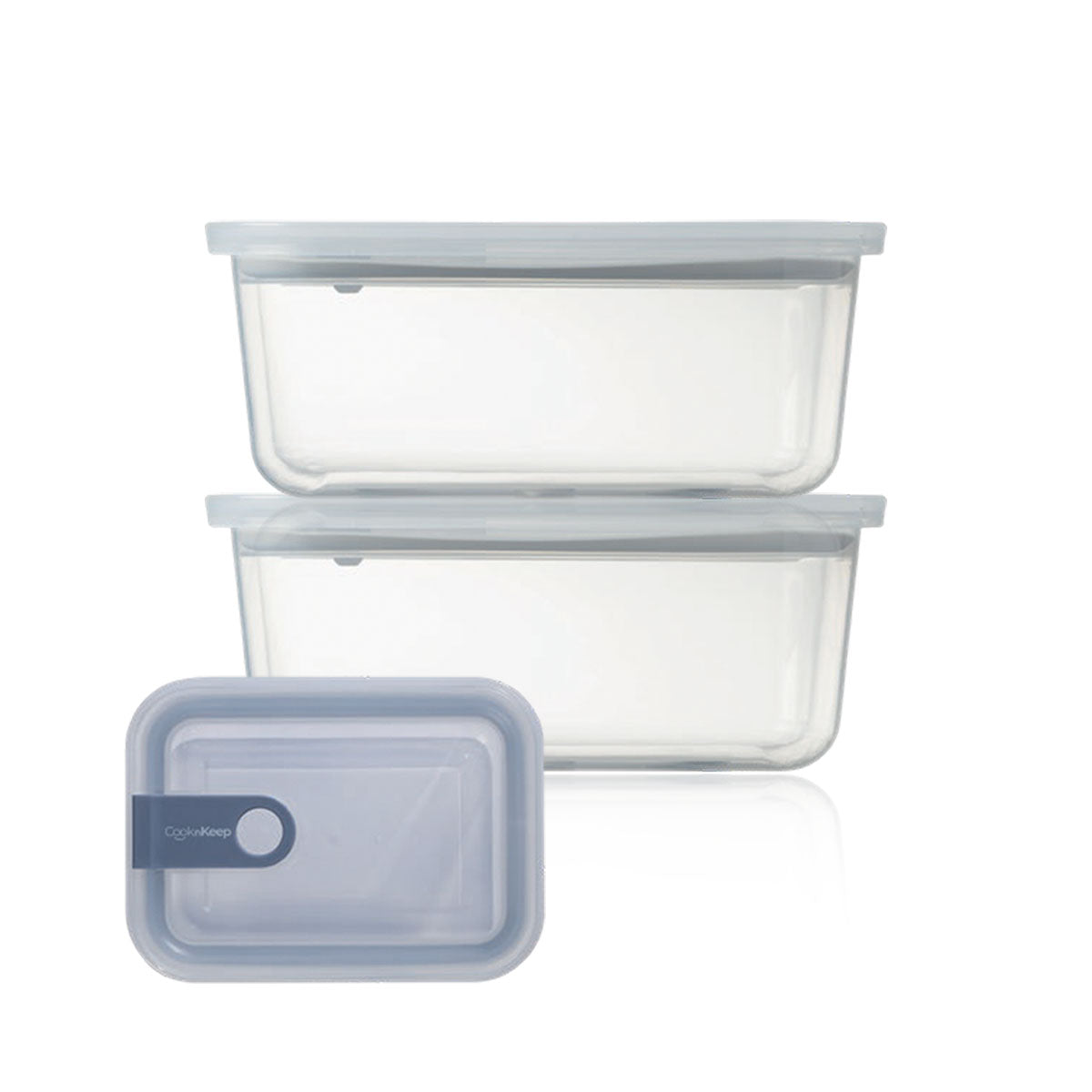 Pull Box Şef Dikdörtgen 1.5 L Şeffaf – 1 Alana 1 Bedava