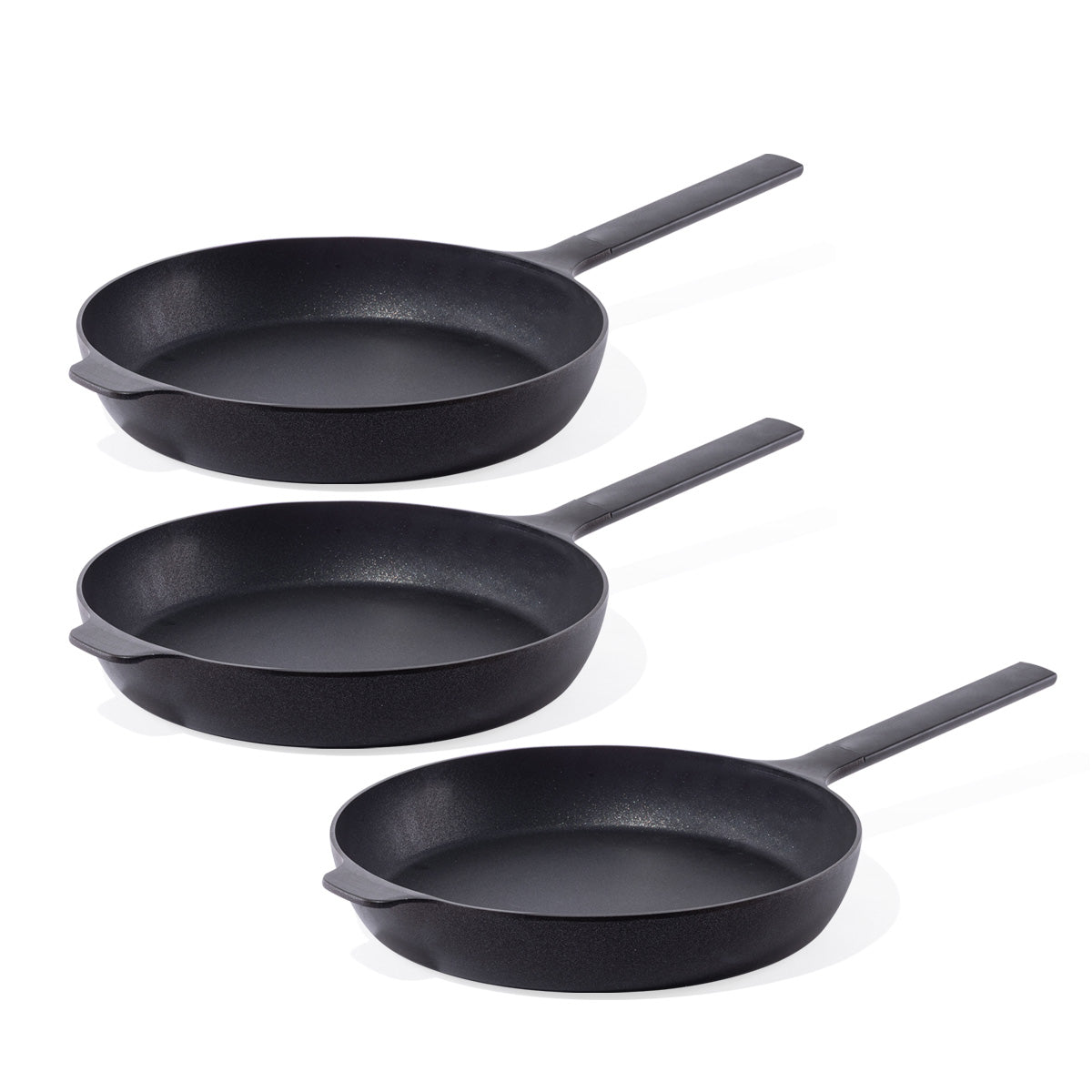 Siyah Inci Tava 32 cm 3’lü Set