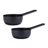 Siyah Inci Sos Tenceresi 1L 16 cm  2’li Set