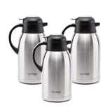 Büyük Çelik Termos 2.5L 3'lü Set