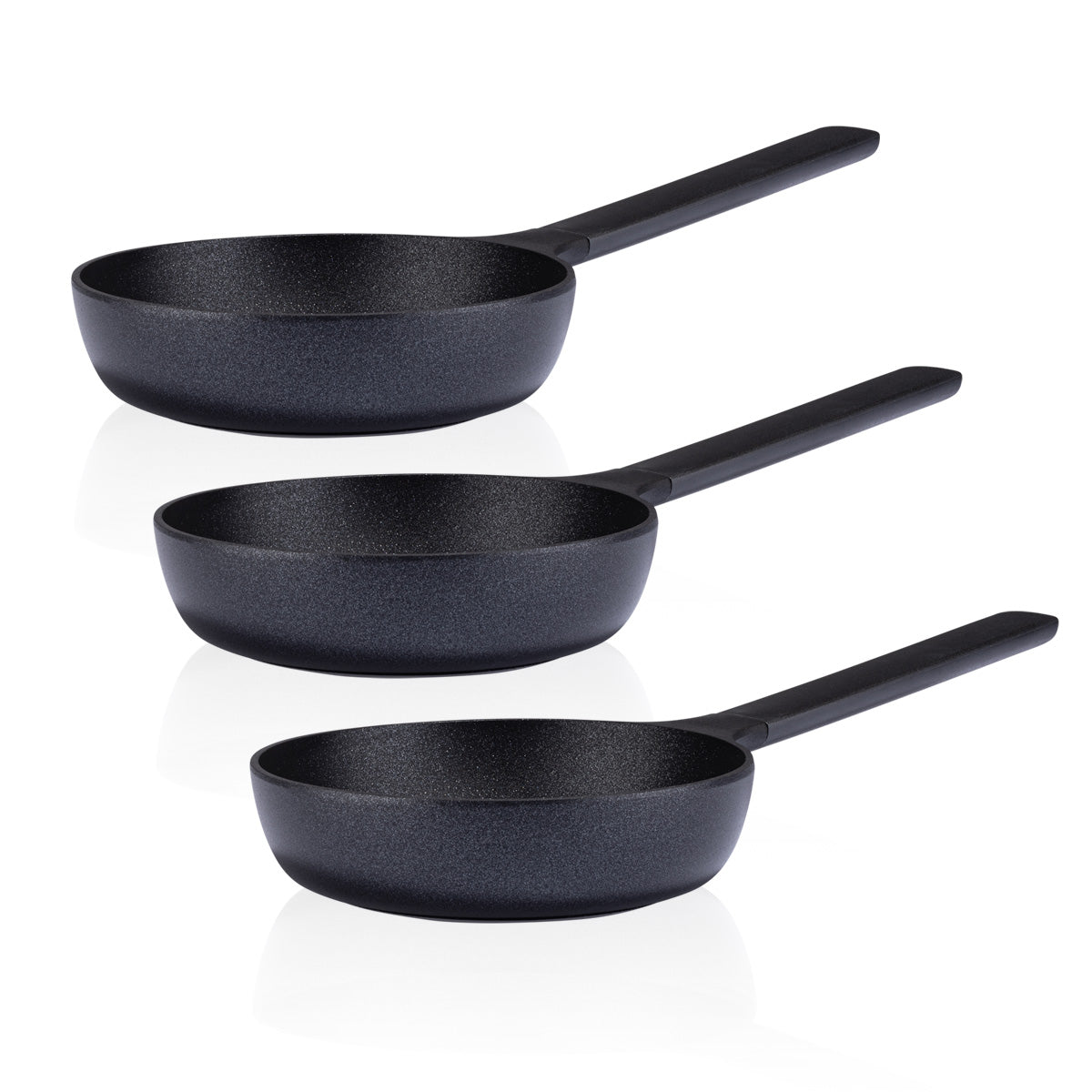 Siyah İnci Tava 28 cm 3'lü Set