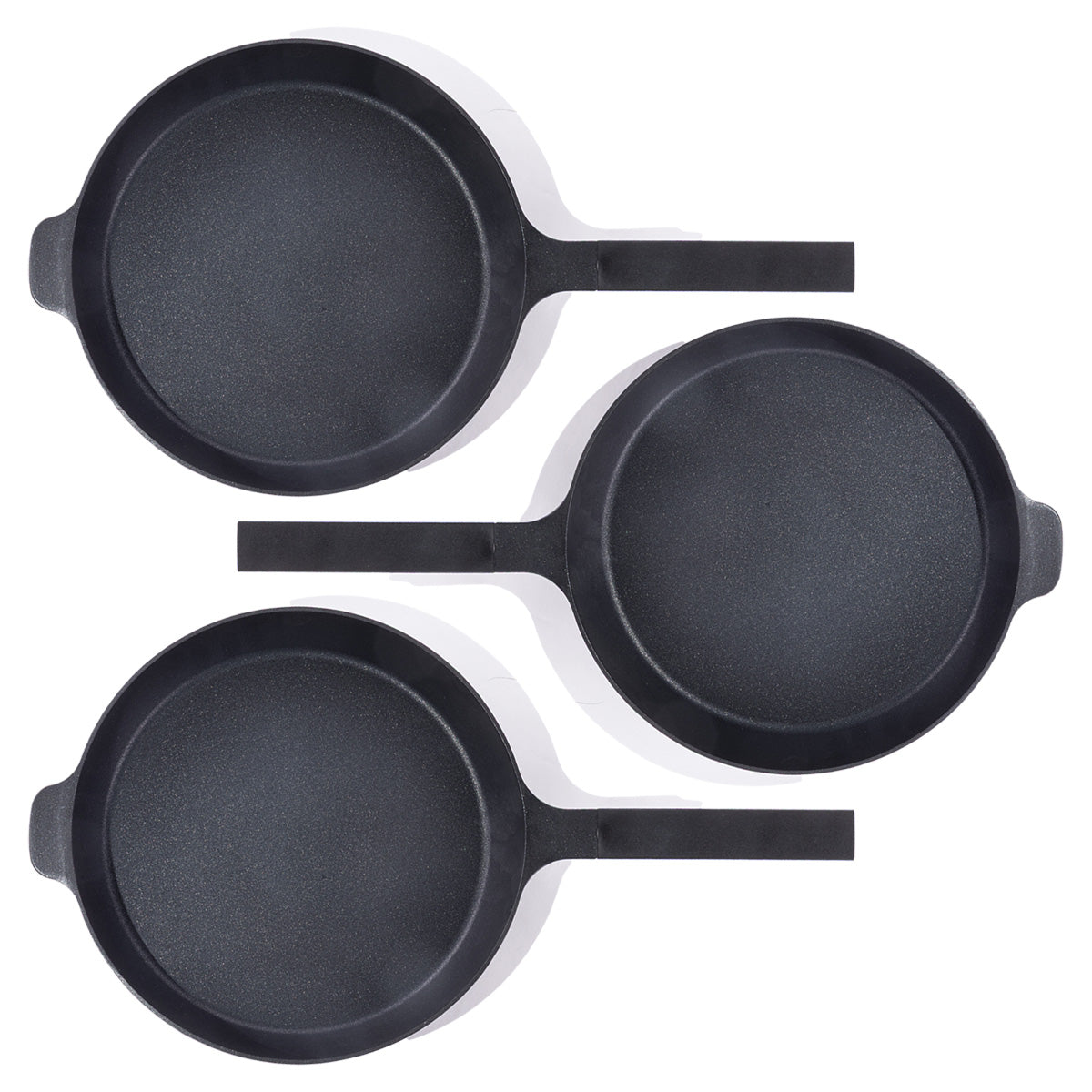 Siyah Inci Tava 32 cm 3’lü Set