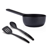 Siyah Inci Sos Tenceresi 1L 16 cm Set 2