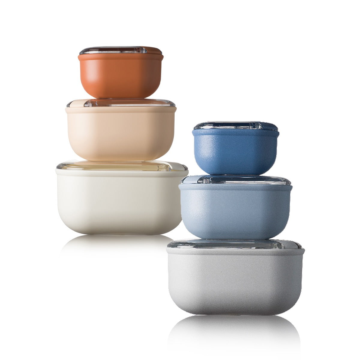 Pull Box Kare Saklama Kabı Seti Gökyüzü ve Gün Dogumu